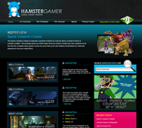 Hamster Gamer Wordpress Blog Design
